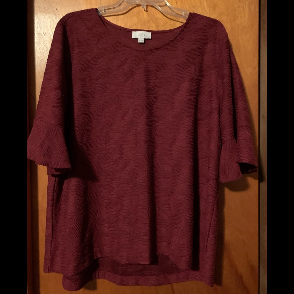 Loft XL Womens Short Sleeve Top